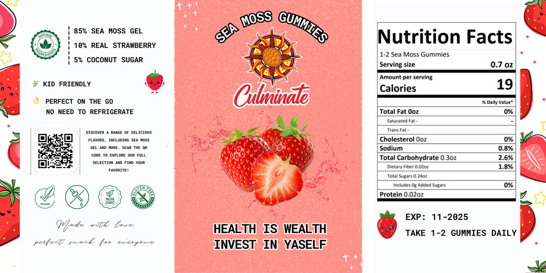 Strawberry Seamoss Gummies