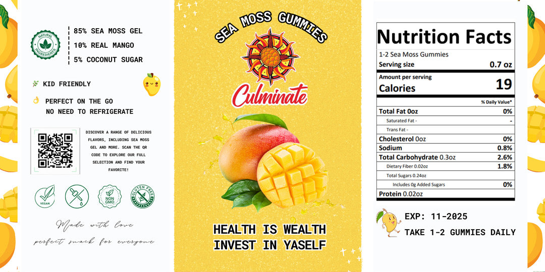 Mango Seamoss Gummies