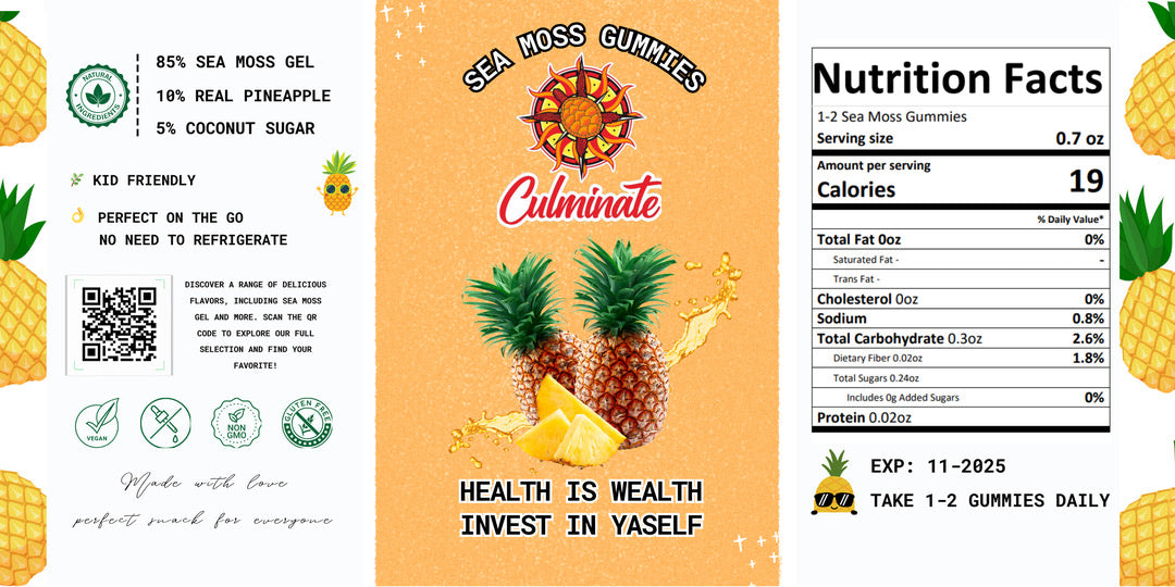 Pineapple Seamoss Gummies