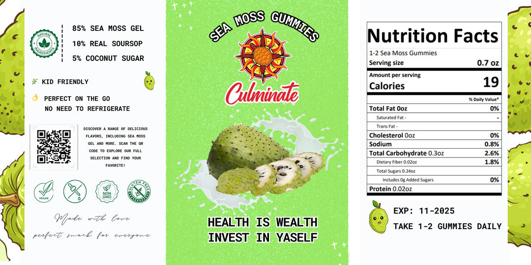 Soursop Seamoss Gummies