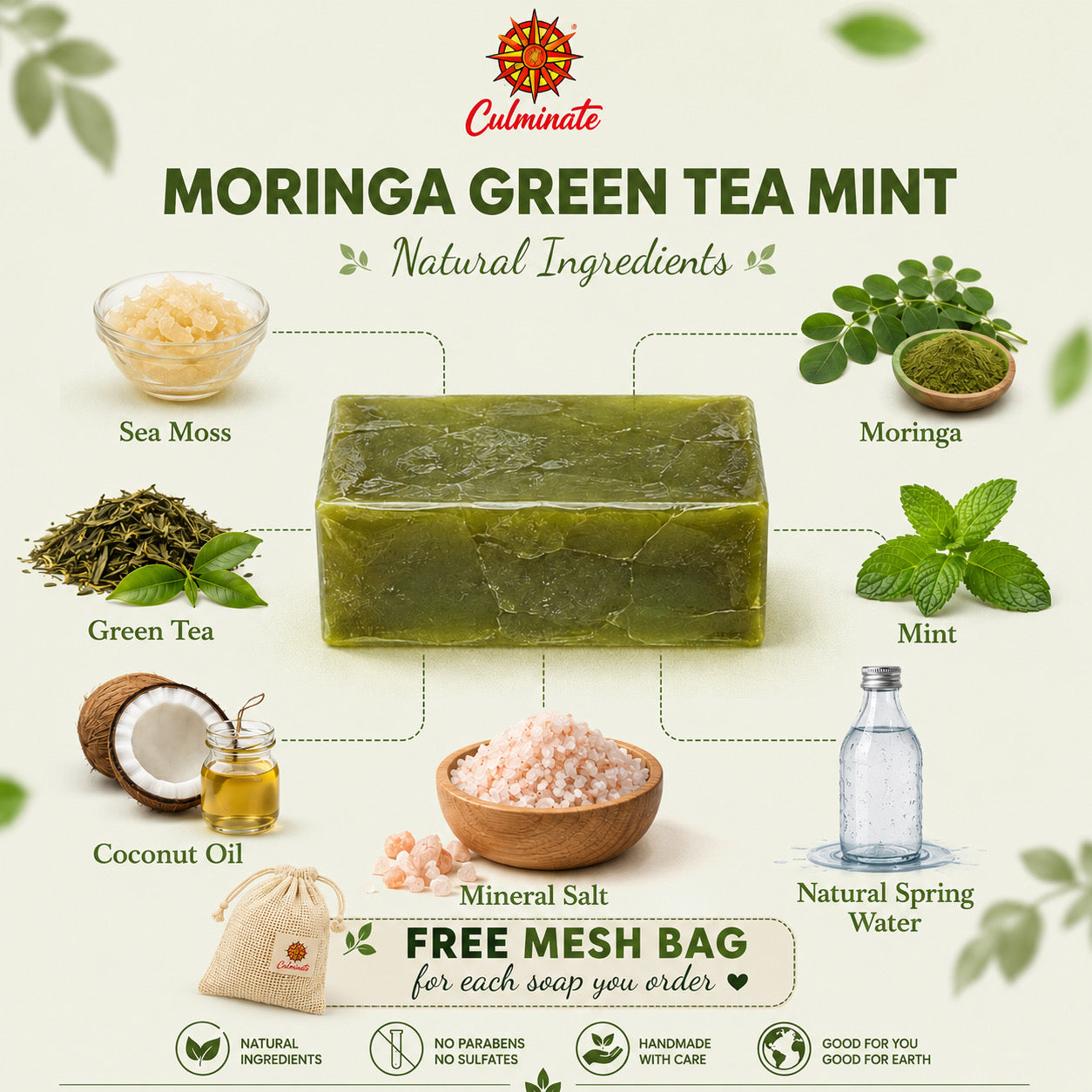 Moringa seamoss soap